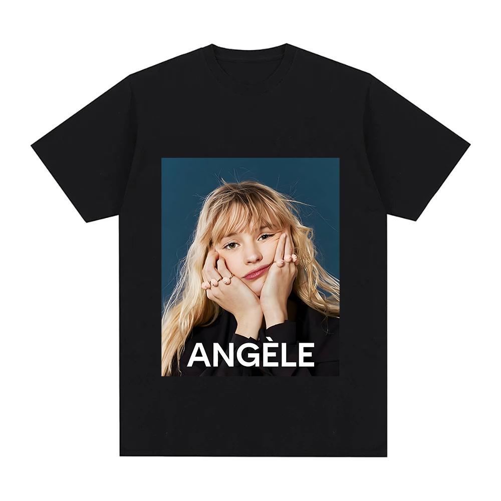 

Angele Van Laeken T-Shirt Graphic Printing Tops Summer Classic Clothing Comfortable O-neck Cotton Tees XS чёрный
