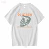 T-shirt DJ Screw stampata su 100% cotone lavaggio vintage Versatile Casual streetwear uomo abbigliamento graphic designer Morbida