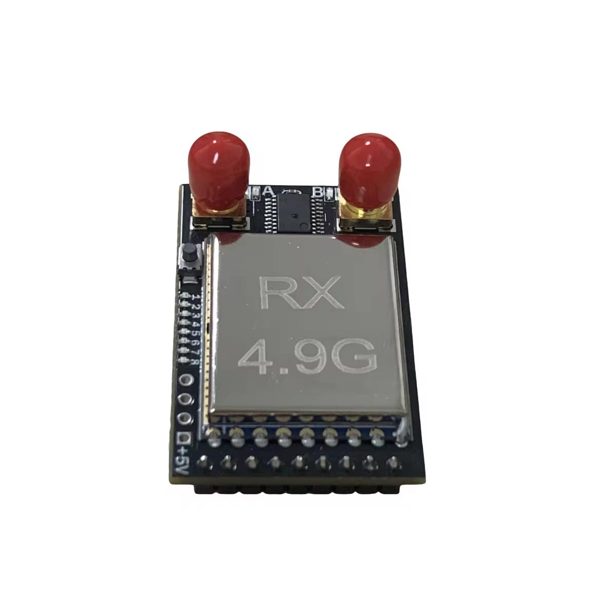 

FPV4.9G VRX 8CH Модуль відеоприймача Аксесуари для дронів чорний