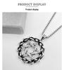 Xiwier Trendy Hexagram Pendant Necklace - Unique Dark Design