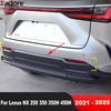 For Lexus NX 250 350 350H 450H    2024 2025 Chrome Car Rear Bumper Cover Trim Tail Bottom Bar Strip Accessories