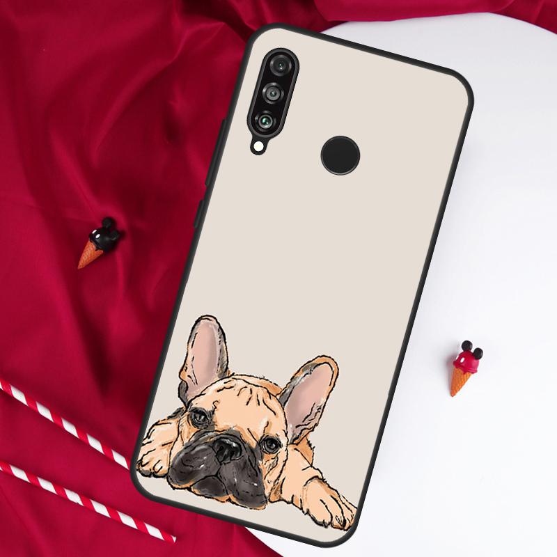 French Bulldog Dog For Huawei Nova 11 Pro 9 10 SE Y60 Y70 Y90 Y61 Y91 Y73 Y72 12i 11i 8i P20 P30 P40 Lite Case