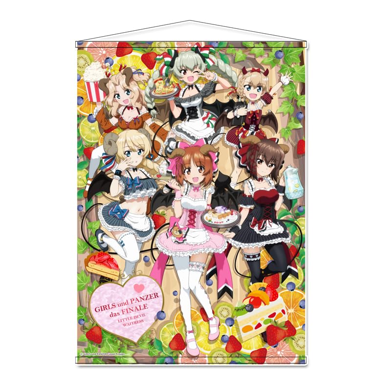 

Girls Panzer Final Chapter Original B1 Tapestry Little Devil Waitress &