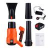 Cordless Leaf Blower 21V Electric Blower with Powerful Motor 2Pcs 3.0Ah Battery Adjustable 2 Speeds