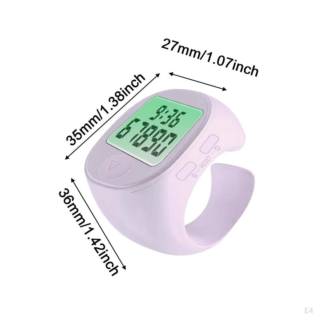 Elektrisk Fingerräknare Handhållen Räknare Simning Lättvikt Utomhus Sport Gåva Bärbar