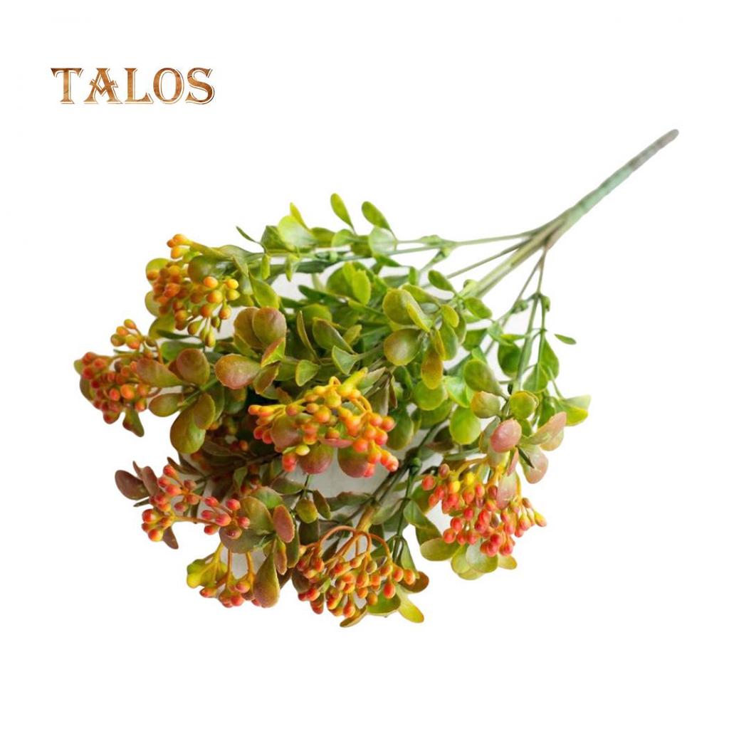 1 Bouquet Small Fruits Artificial Plant 7 Branches Wedding Home Decoration