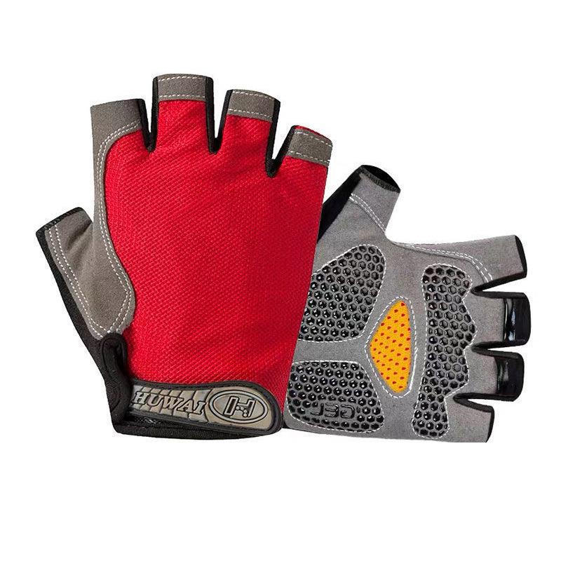 Summer Bicycle Cycling Gloves for Men and Women Sun Protection Mesh Breathable and Quick Drying Fitness Cycling Anti Slip Fishing