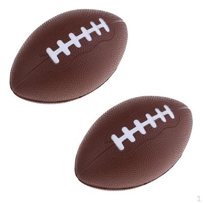 Lot de 2 ballons de football en mousse PU, Pratique en extérieur pour enfants, jeunes, juniors