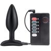 Multi-Frequency Silicone Anal Plug with Stepless Speed Control for G-Spot Stimulation and SM Play.