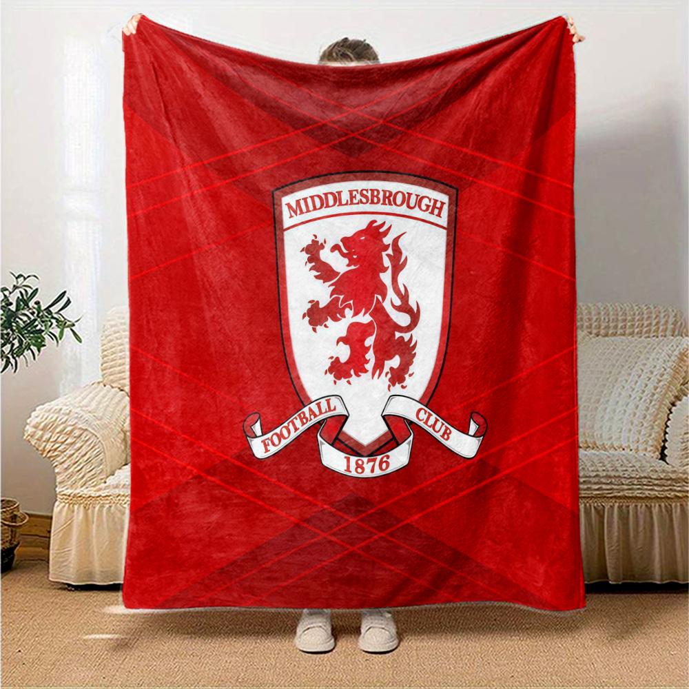 Middlesbrough Blanket, High quality Comfortable for All Seasons, Home Decor, Warmth and Comfort