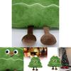Cozy Christmas Tree Stuffed Animal Plush Pillow Cute Holiday Gift For Kids And Adults