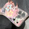 Modern Colorful Stars Pattern Case For iPhone 17 Pro Max Coque iPhone 16 15 14 13 Pro Max 11 Clear TPU Silicone Soft Cover