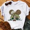 Fashion Disney Cartoon Men Tees Mickey Mouse T Shirt Women Summer Family Clothing Female T-shirts Streetwear Y2k Ladies Blouses
