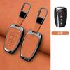 Zinc Alloy Leather Car Key Fob Case For Hyundai Grand Santa Fe 3 Dm Ix45 Ix35 Genesis Dh Grandeur Azera Hg Equus Key Fob Case
