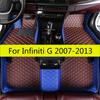 Car Floor Mats For Infiniti G 2013 2012 2011 2010 2009 2008 2007 Carpets Car Waterproof  Interior Accessories Foot Rugs
