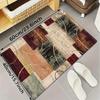 1Pcs Anti Fatigue Kitchen Rugs,Vintage GeometricPrint Waterproof Non-Slip Thick Cushioned Kitchen Mat Heavy Duty Comfort Standing Mat for Kitchen