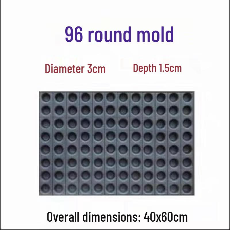 96-Cavity Round Cake Baking Mold