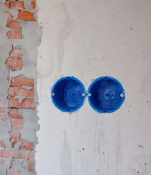 Light switch Two single mini dwarfs, silver color
