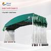 Customizable Retractable Outdoor Awning with Steel Frame