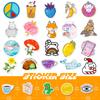 100 Small Size 4cm Pink Small Fresh Cute Cartoon Small Fresh Graffiti Stickers Shein Stickers