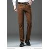 Cotton Men's Stretch Slim Jeans Green Soft Comfortable Casual Straight Denim Pants Trousers Large Size