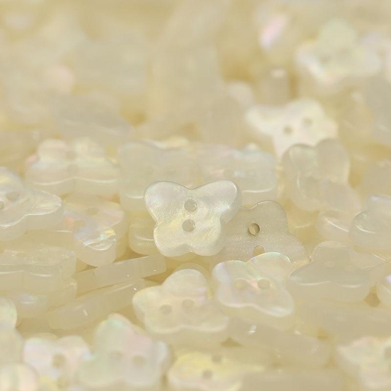 

5 шт., пуговицы из смолы с двумя глазами и бабочкой, цвет Ab, симпатичная маленькая пуговица, вязаный кардиган, рубашка, рукав, воротник, пряжка 1 #[W two eyes butterfly pearl color white] 13mm