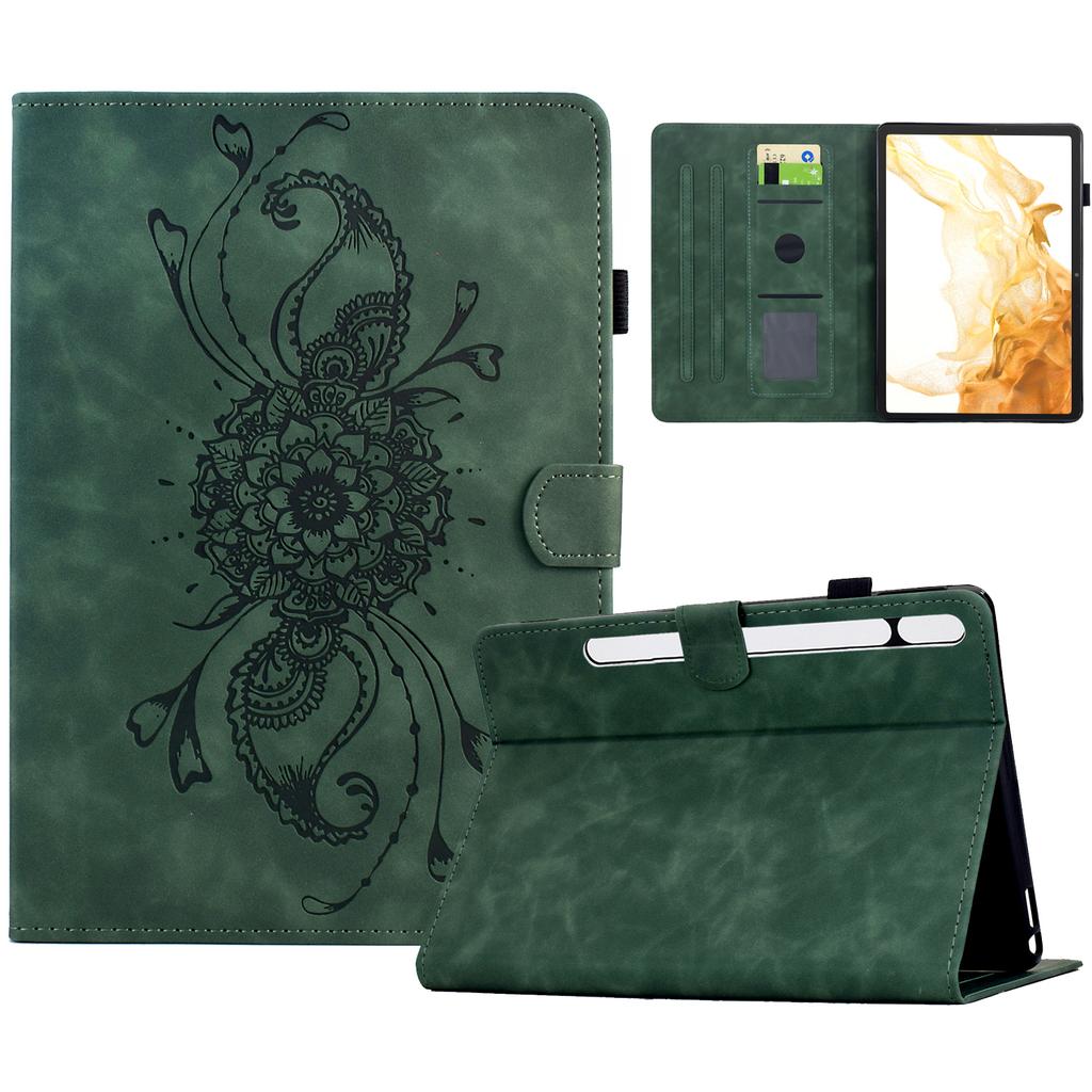 Pentru Samsung Galaxy Tab S8 X700 X706/Tab S7 T870 T875 Huse Piele Imprimată cu Mandala Husă Tabletă cu Sloturi pentru Carduri