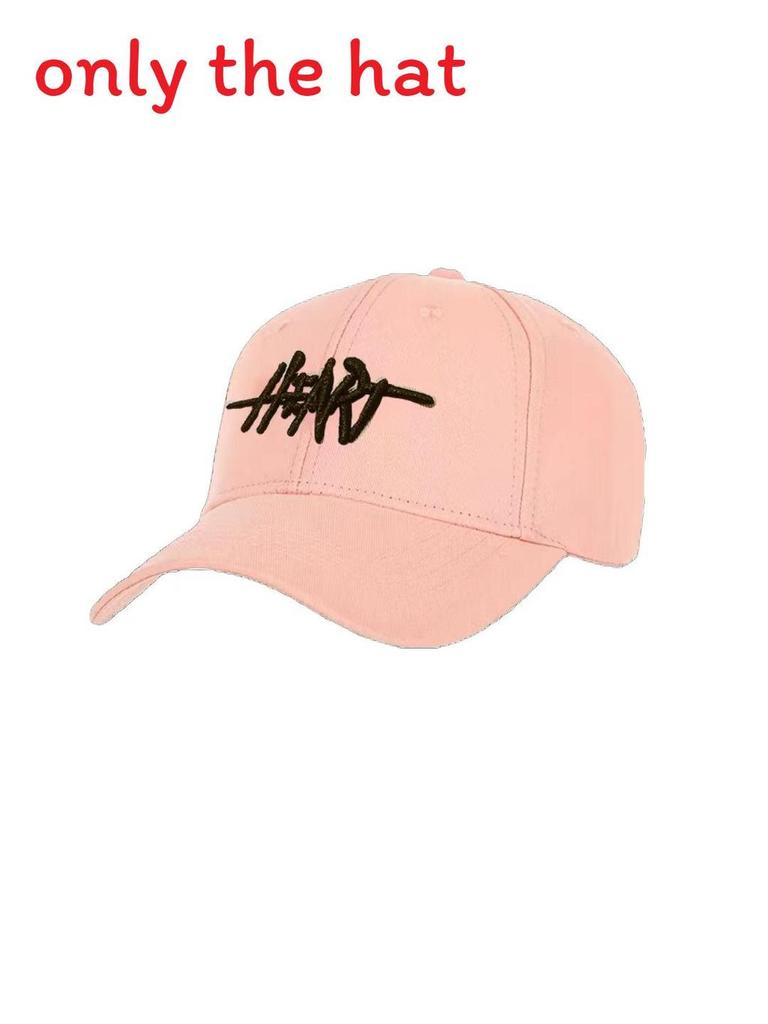 Cotton Baseball Cap For Men Women With Embroidered Letter Sunshade For Outdoor Activities