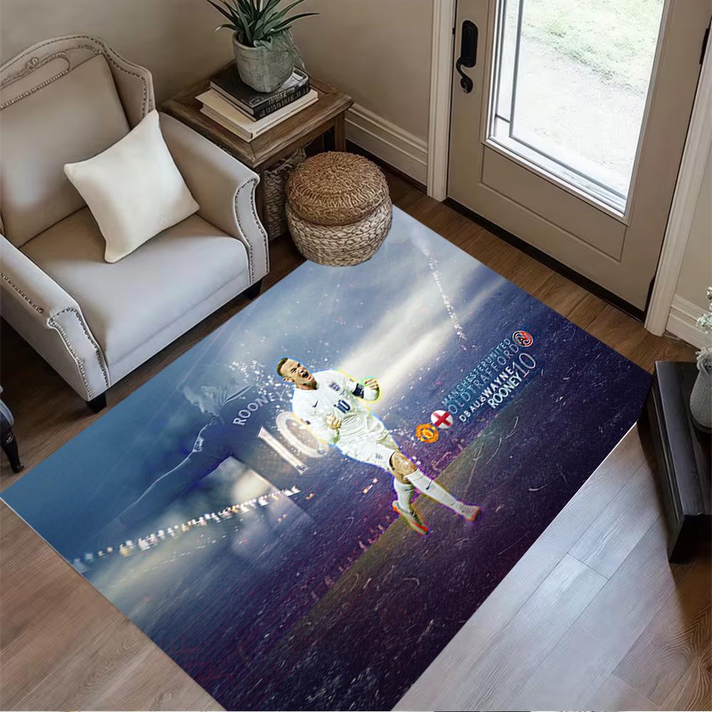 David De Gea Celebration Floor Mat Perfect for Entryway Study room Game Room Dining Room Anti-slip Rug Anime Office Decor Best for Christmas