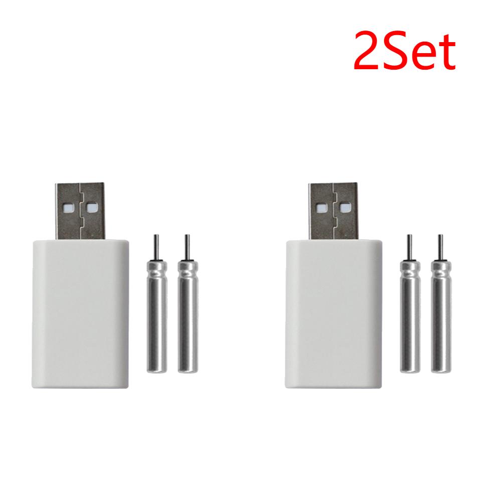 1-5 Set Night Fishing Glow Stick with USB Charger CR425 Rechargeable Night Fishing Float Electronic Float Fishing Accessories