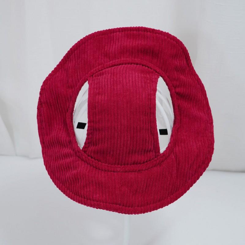 Pet Sun Hat Dogs - Corduroy Baseball Cap In Multiple Colors Adjustable Fit Small To Large Breeds