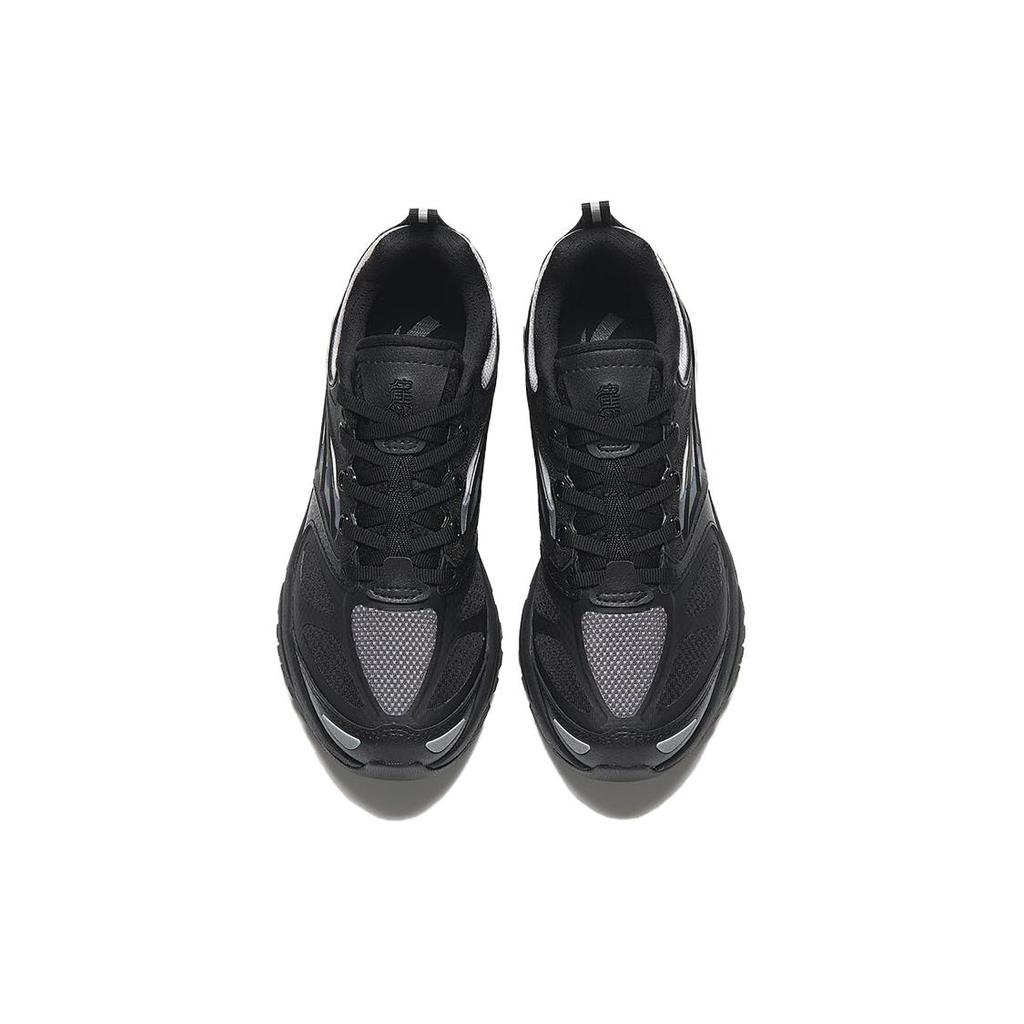New Anta Millennials Shock Absorbers Slip Resistant Low Top Chunky Sneakers Men's Black 112338899-1