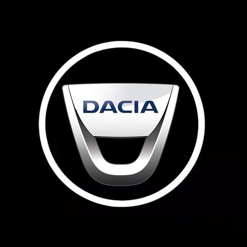 

2Pcs Wireless LED Car Door Welcome Logo Projector Accessories For Dacia Logan Sandero Duster Lodgy Spring Jogger Dokker Stepway