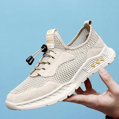 Chaussures Respirantes en Maille pour Homme Été Maille Creuse Décontractées Sports Chaussures en Maille Chaussures de Course Légères Flyknit pour Homme Chaussures Tendance