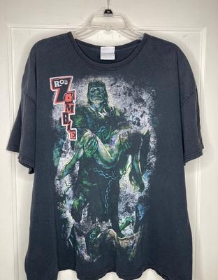 Full Sizes Rob Zombie Frankenstein Vtg Tour TShirt Black Reprint PA9038 Unisex T-Shirt