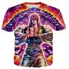 Summer Anime Fist of the North Star 3D Print T-Shirts Men Women Fashion Streetwear Oversized T Shirt Male Tees Tops Man Clothing