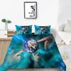 3D Map Printing Duvet Cover Set with Pillowcase Cartoon Home Textiles Bedding Set Children Twin Single Size Bed Sets