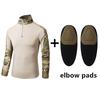 Camicia da combattimento militare Airsoft Frog da uomo, equipaggiamento tattico, camicia a maniche lunghe Typhon Rapid