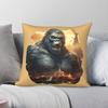 King Kong Breathtaking Pillowcase Polyester Linen Velvet Creative Zip Decorative Throw Pillow Case Bed Cushion Case