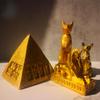 Xianci Ägyptisches Figurenset: Pyramide, Sphinx, Obelisk, Mumie und Pharao-Dekor für Kinderzimmer.