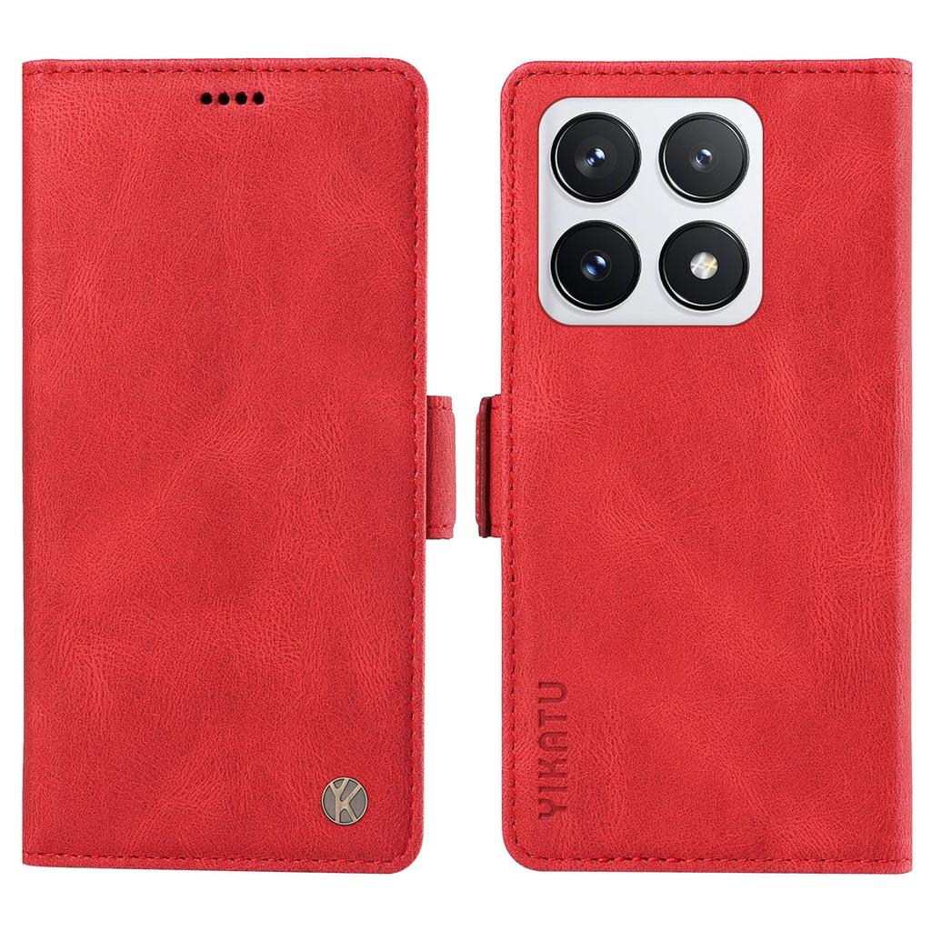 YIKATU YK-005 For Xiaomi 14T Pro Case PU Leather Wallet Phone Cover Skin Touch Feeling