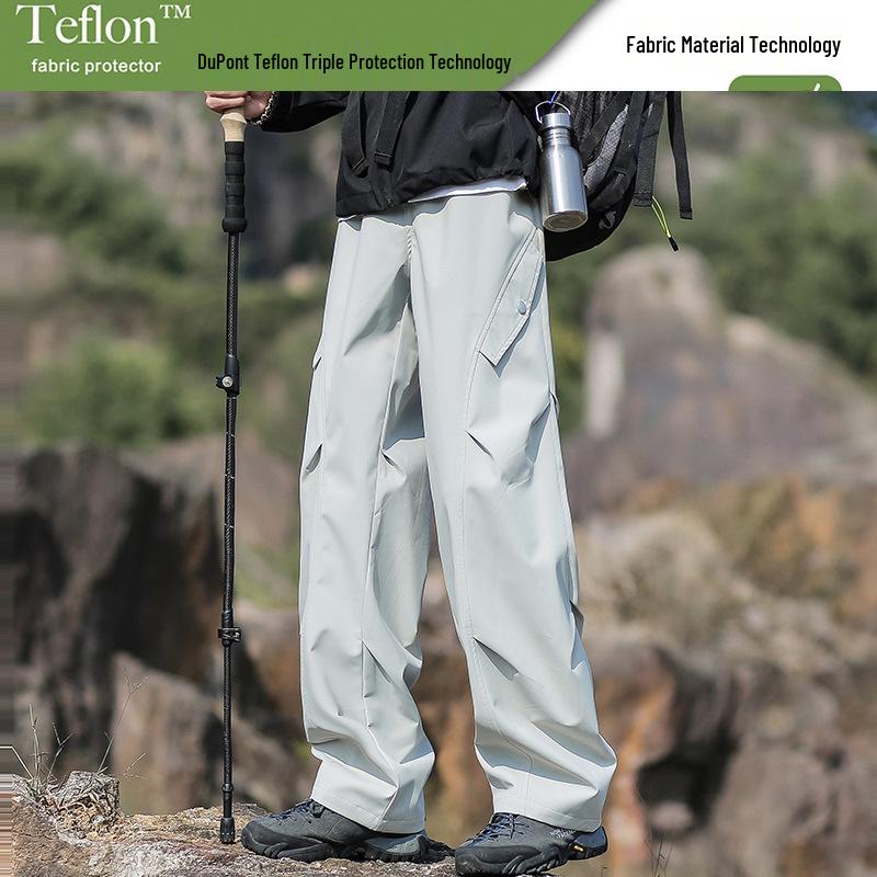 Pantaloni da Sci Soft Shell Impermeabili Antivento Unisex per Primavera/Autunno - Gamba Dritta Alpinismo Outdoor