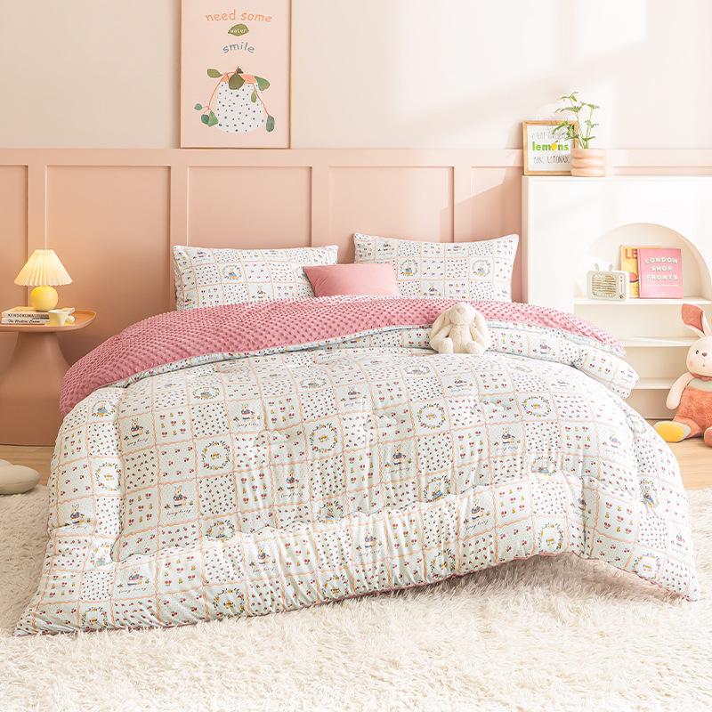 

Doudou 2024 Ковдра з соєвого волокна: Універсальний, Потовщений Фліс для Зими, Весни, Осені – Ідеальний для Дитячої Постільної Білизни 110x150cm Summer Quilt