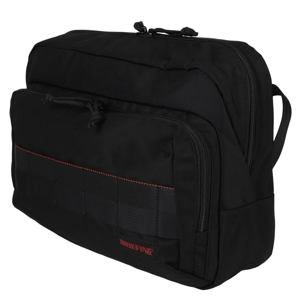 [Briefing] [Official Product] BRA241L41BS Box Shoulder Bag, Medium, Black