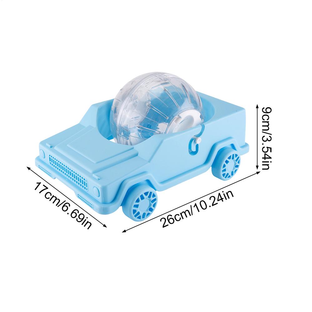 Large Hamster Wheel Car Shape Small Pet Running Exercise Small Animal Running Toy For Home Stress Relief Dwarf Gerbil Hamster