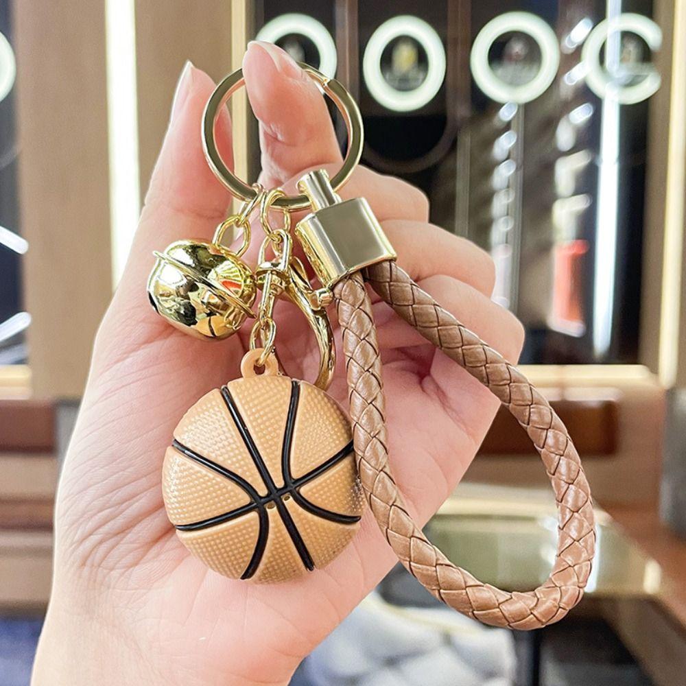 1PC Bag Ornament PVC Trinkets Souvenirs Pendant Key Ring Keyring Car Key Chain Basketball Keychain