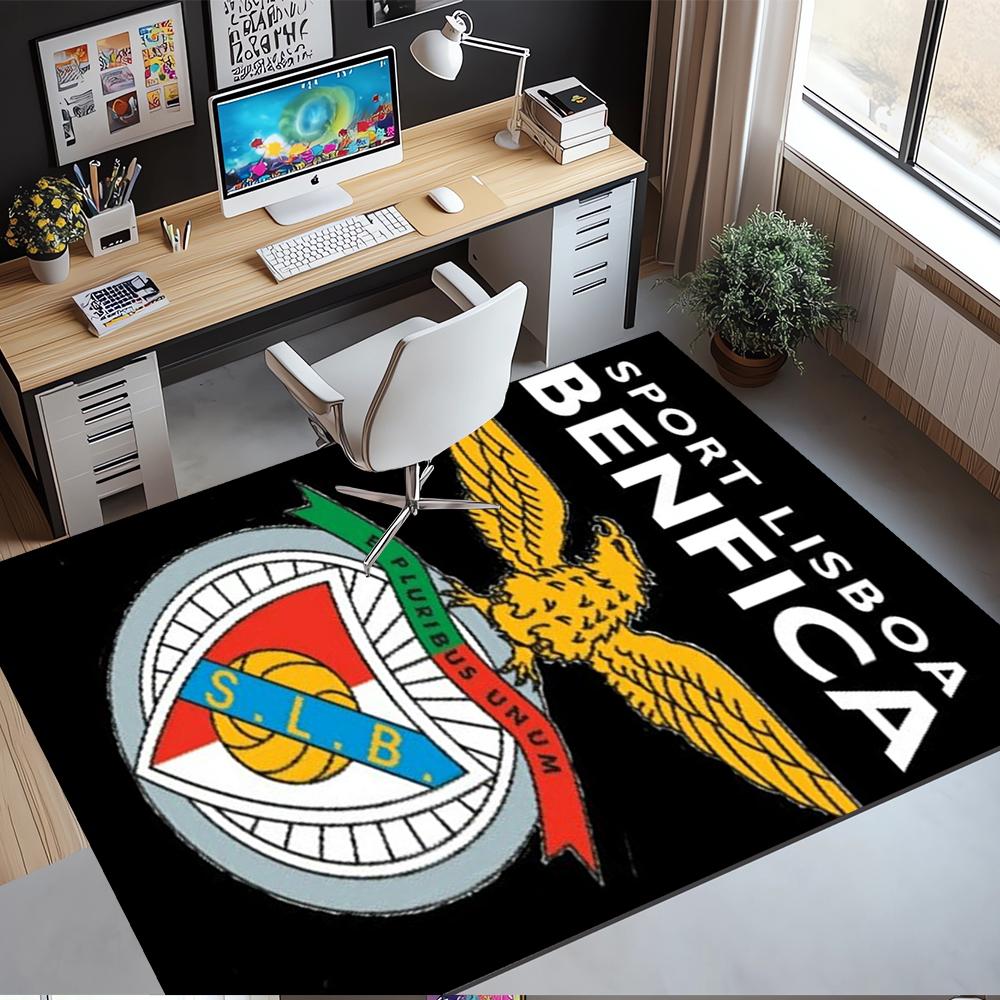 Benfica Bedruckter Teppich, Teppich, für Bürostuhl Wohnzimmer Schlafzimmer Küchenraum Dekor Geschenke.