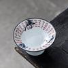Chinese Blue and White Porcelain Fruit Plate Household Nut Biscuit Storage Plate Living Room Tabletop Sundries Storage Plate New