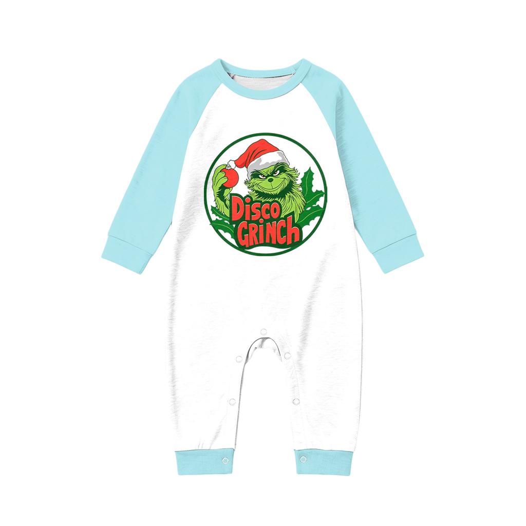 Family Matching Christmas Print Long Sleeve Loungewear Set for Parents and Kids