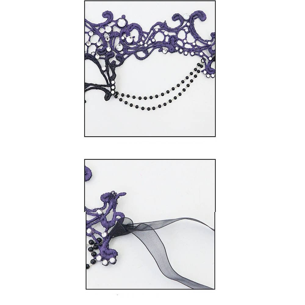 Feathers Design Half-Face Lace Mask Cosplay Masquerade Feather Mask Seductive Style Fancy Prom Halloween Festival Party Mask